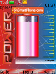 Скриншот темы Red Battery SWF Updater