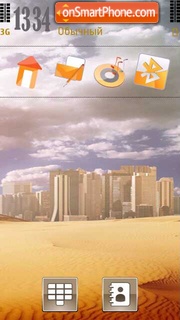 Desert City theme screenshot