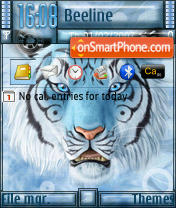 Скриншот темы White Tiger