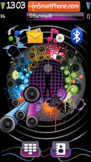 Abstract Music 02 tema screenshot