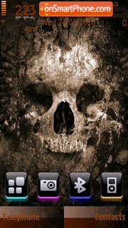 Скриншот темы Skull 3 by shawan