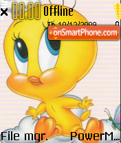 Tweety 08 es el tema de pantalla