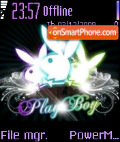 Playboy Crystal es el tema de pantalla