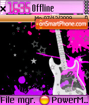 Guitar In Metalic es el tema de pantalla