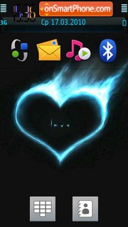 Neon Heart 02 Theme-Screenshot