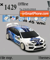 Capture d'écran Focus rs wrc thème