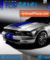 Shelby gt500 es el tema de pantalla