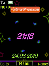 Colorfull stars tema screenshot