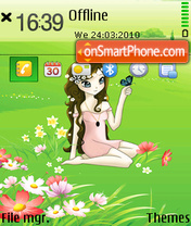 Heavenly 01 tema screenshot