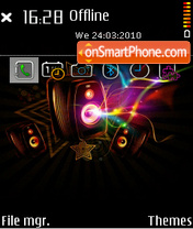 Capture d'écran Energy of music thème