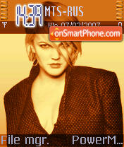 Drew Barrymore tema screenshot