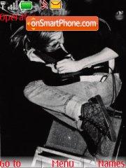 Capture d'écran Kurt Cobain thème