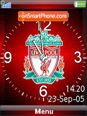 Capture d'écran Liverpool Clock thème