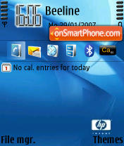 Скриншот темы HP V3
