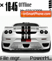 Ferrari F430 08 tema screenshot