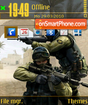 Скриншот темы Counter strike 14