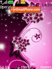 Diamon-flowers tema screenshot