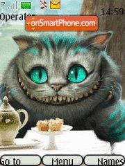 Capture d'écran Cheshire Cat thème