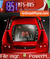 Capture d'écran Ferrari F430 thème