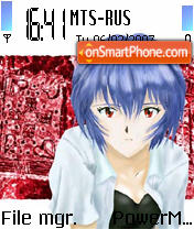 Rei Ayanami Evangelion es el tema de pantalla