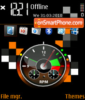 Racing 01 tema screenshot