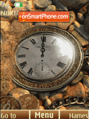 Analog clock anim tema screenshot