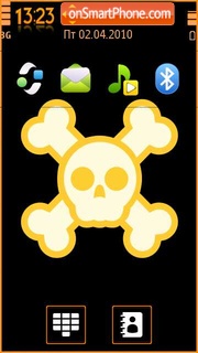 Old Skull theme screenshot