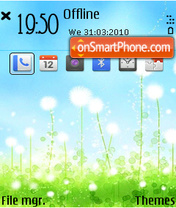 Dandelion 03 tema screenshot