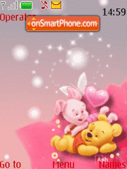 Скриншот темы Winnie pooh