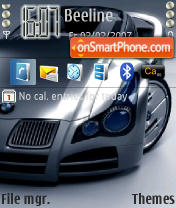 BMW Concept tema screenshot