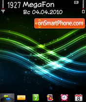 Green n blue Altvic Theme-Screenshot