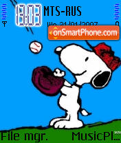 Snoopy 01 es el tema de pantalla