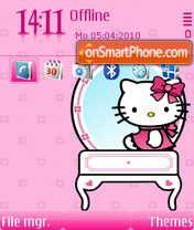 Pinky Kitty FP2 tema screenshot