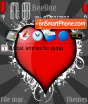 Redheart Acheavdo tema screenshot