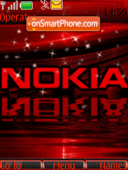 Скриншот темы Nokia agua