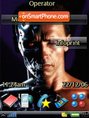 Скриншот темы Terminator