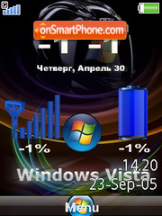 Скриншот темы Flash vista