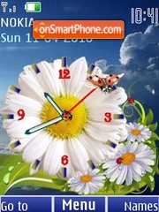 Clock camomile theme screenshot