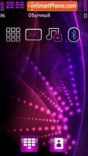 Abstract Viola tema screenshot