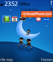 Moon 03 tema screenshot