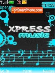 Xpress Music 5611 es el tema de pantalla