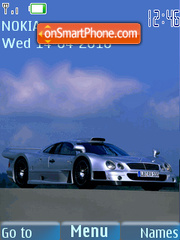 Mercedes Benz CLK-GTR theme screenshot