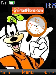 Скриншот темы Goofy Clock