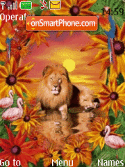 Capture d'écran Hawaii lion thème