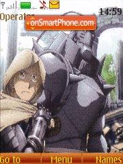 Скриншот темы Full Metal Alchemist Brotherhoods