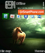 Dark Horse 02 tema screenshot