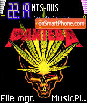 Pantera tema screenshot