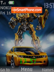 Transformers SWF theme screenshot
