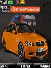 Orange BMW M3 tema screenshot