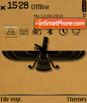 Zoroastrian theme screenshot